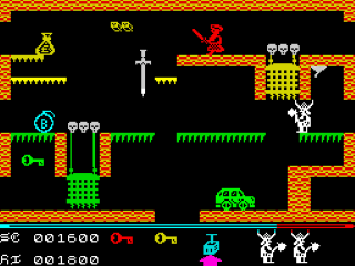 Brian Bloodaxe screenshot 3 for ZX Spectrum